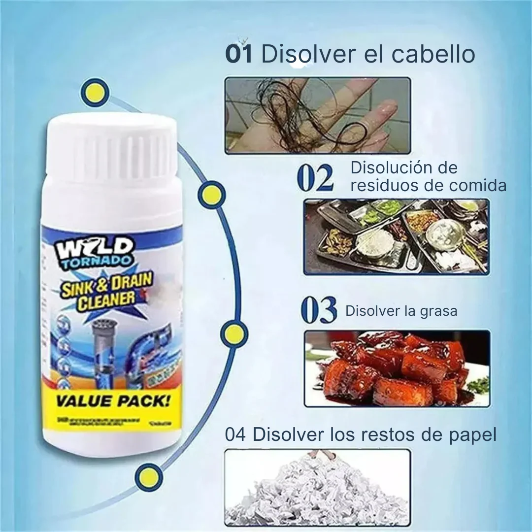 AutoClarity® 2 Destapa Canerias 1 Espuma Limpiadora - Image 3
