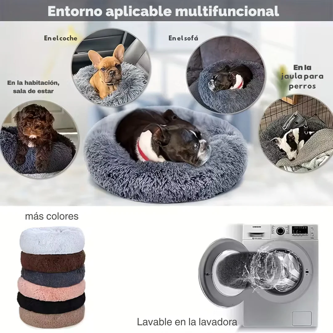 Cama Para Mascotas en Dona Antiestrés PetNest® - Image 4