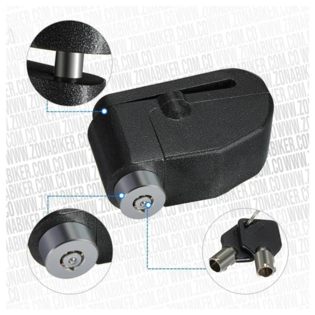 Candado Para Disco De Moto Con Alarma MotoShield® - Image 2