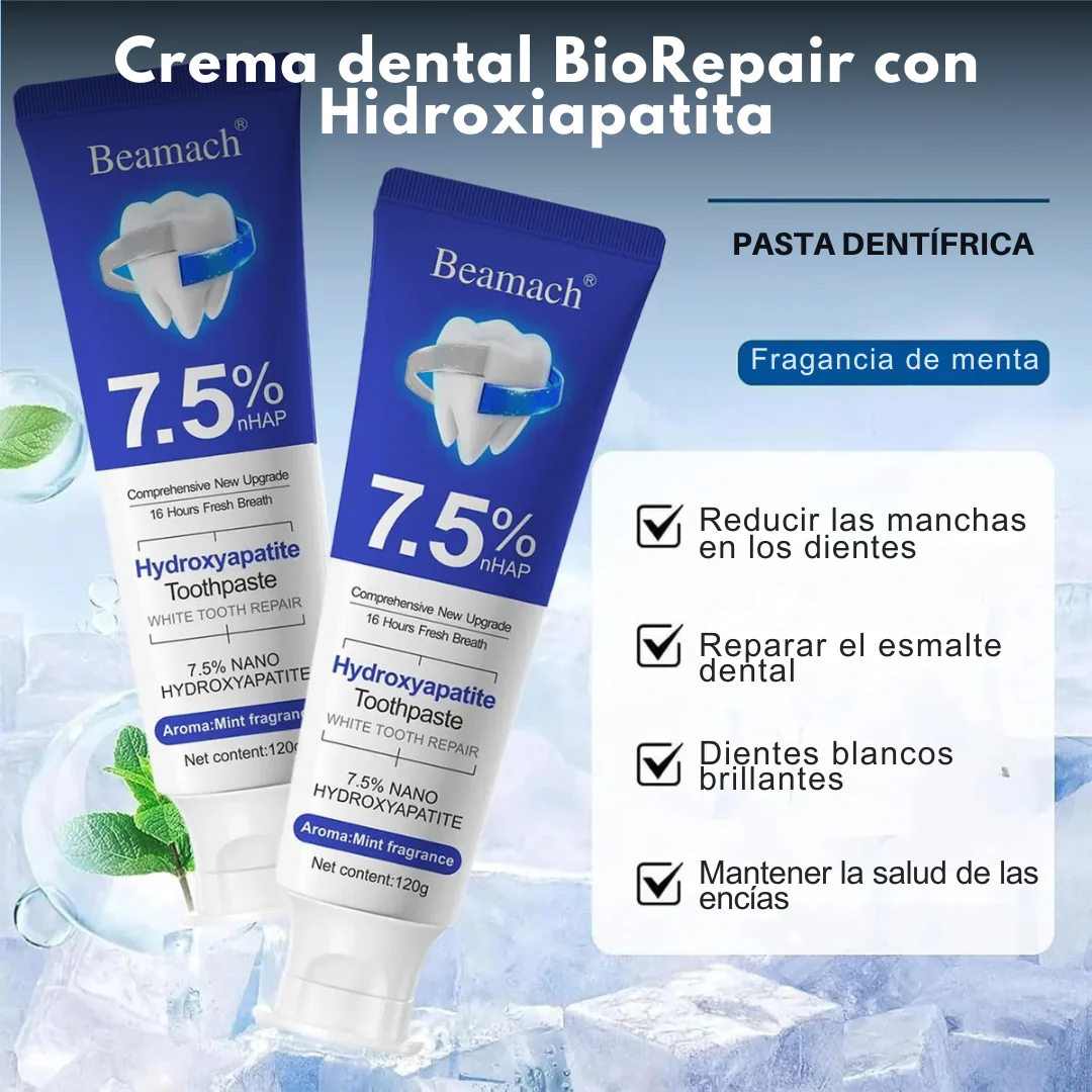 Crema dental BioRepair con Hidroxiapatita®
