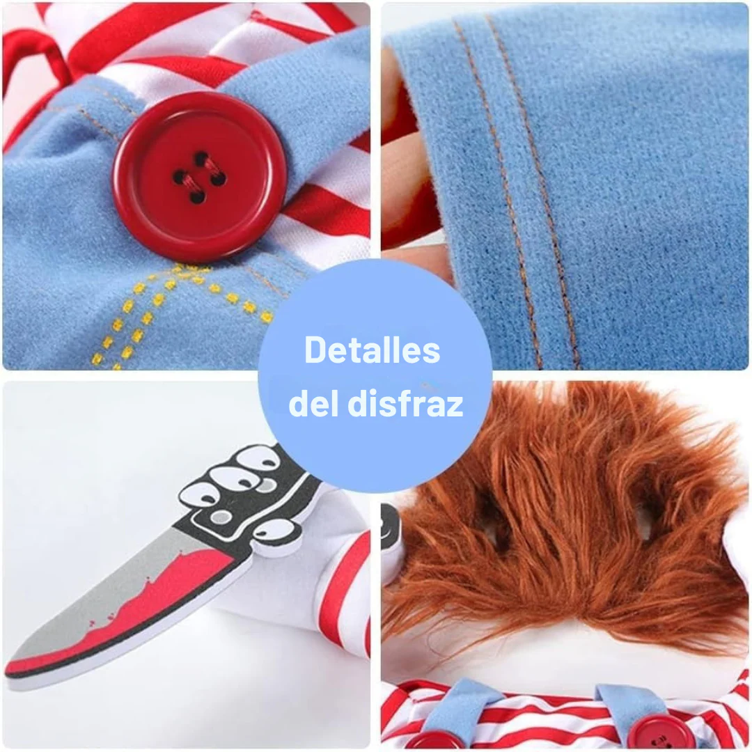 Disfraz Mascotas Chucky Halloween PetSuit® - Image 3