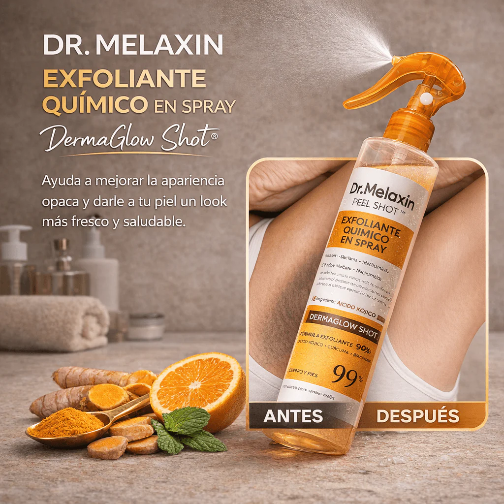 Dr. Melaxin Exfoliante Quimico En Spray - DermaGlow Shot®