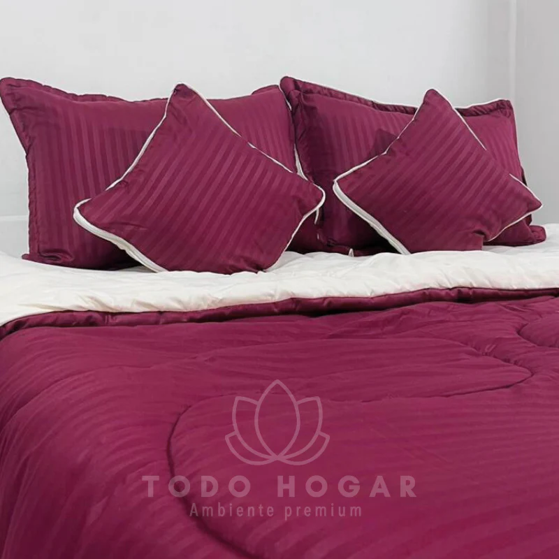Edredon Acolchado Foam® + Cojines🎁| Cama Doble 1.40cm*1.90cm - Image 12