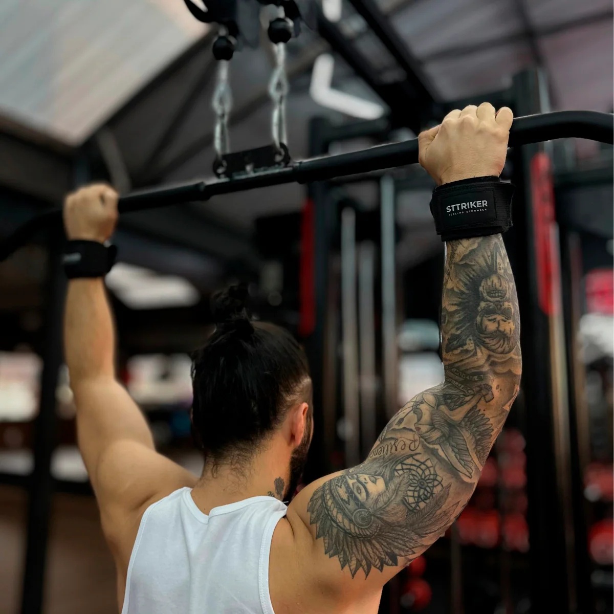Gancho Correas Pesas Gym PowerGrip Pro - Image 3