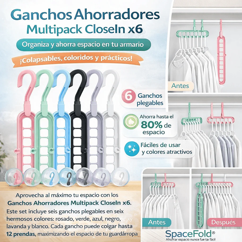 Ganchos Ahorradores - SpaceFold® x6und - Image 2