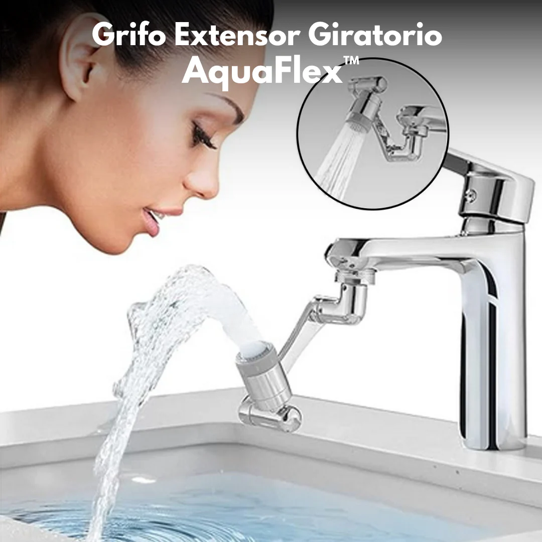 Grifo Extensor Giratorio - No más salpicaduras
