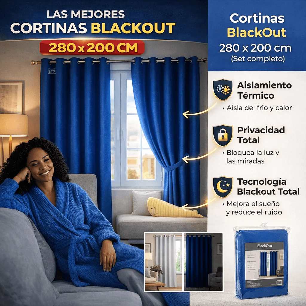 Juego de Cortinas Cortinas Jacquard Premium 280cm de ancho * 200cm de alto (2 Paneles de 140x200cm)