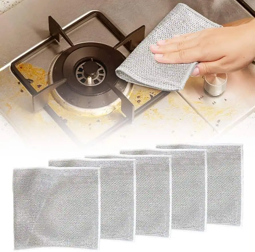 KIT X5 PAÑOS ANTIRAYONES Magic® 24cm | Tus utensilios de cocina como nuevos