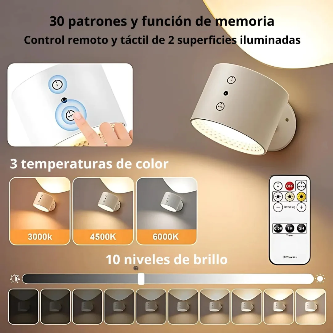 Lampara Led Magnetica Pared - MagnaLight - Image 2