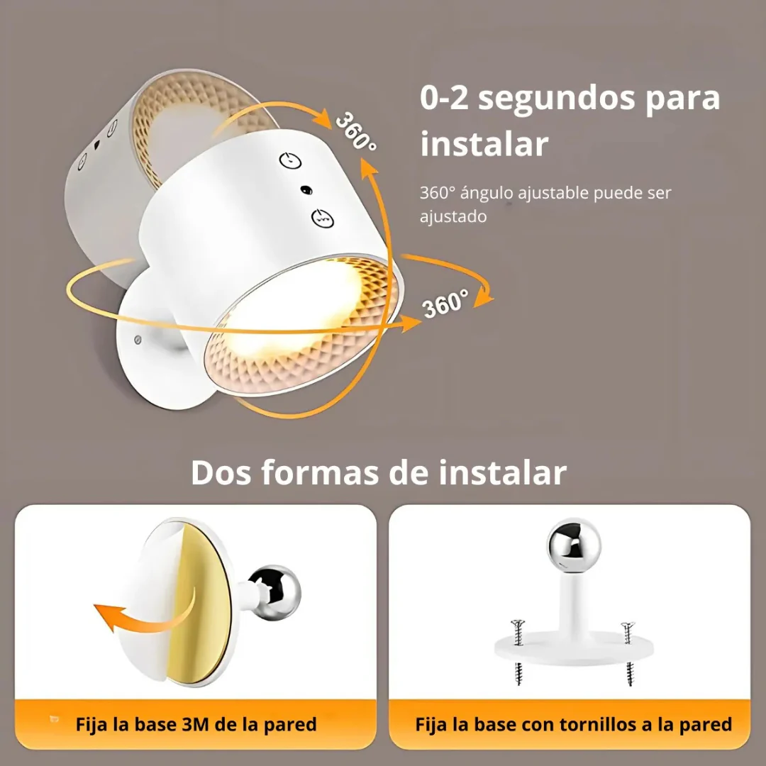 Lampara Led Magnetica Pared - MagnaLight - Image 3