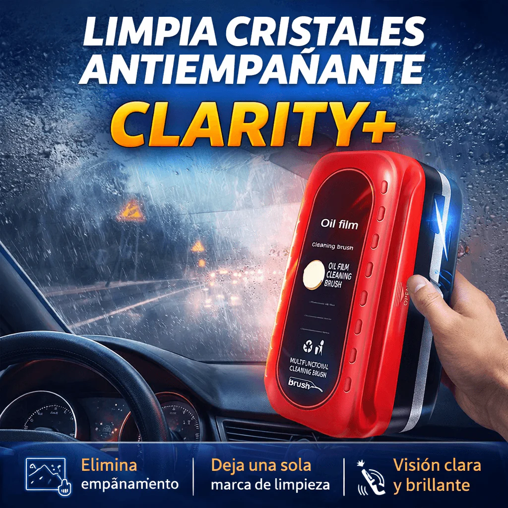 Limpia Vidrios Antiempañante Clarity+