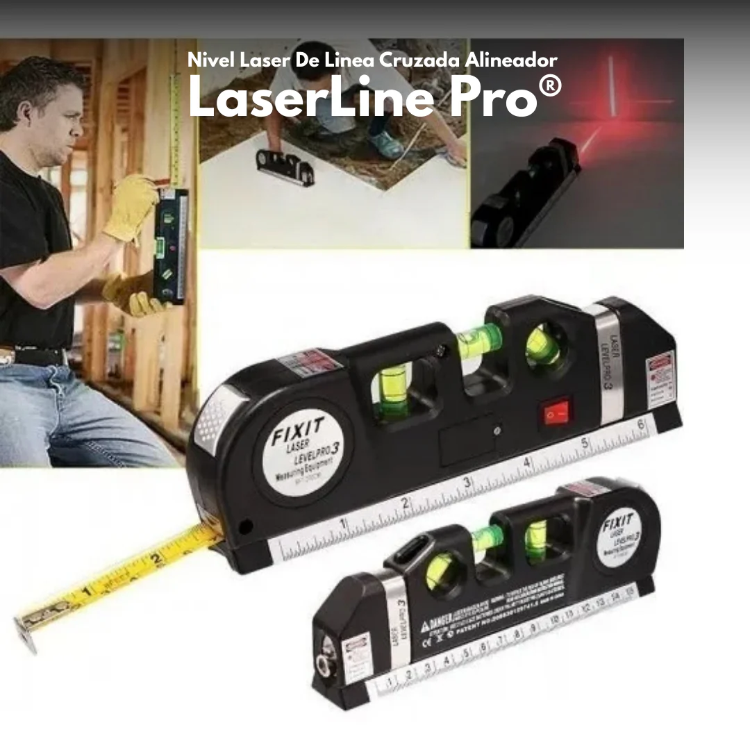 Nivel Laser De Linea Cruzada Alineador - LaserLine Pro®