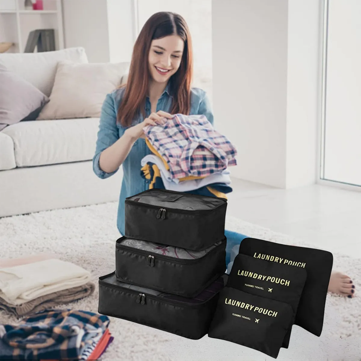 Organizador De Maletas De Lujo 6 Piezas LuxePack® - Image 2