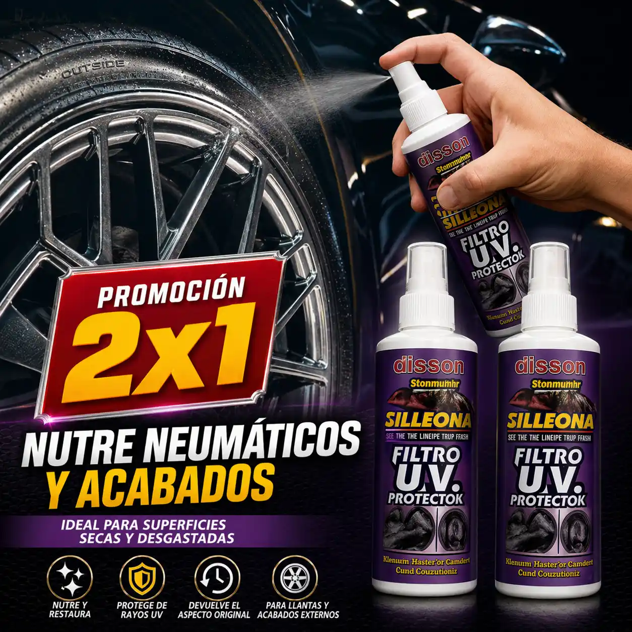 PAGUE 1 LLEVE 2 | Spray Brillador de Carro - AutoSilk Pro® ⭐️ Nueva IMAGEN - Image 3