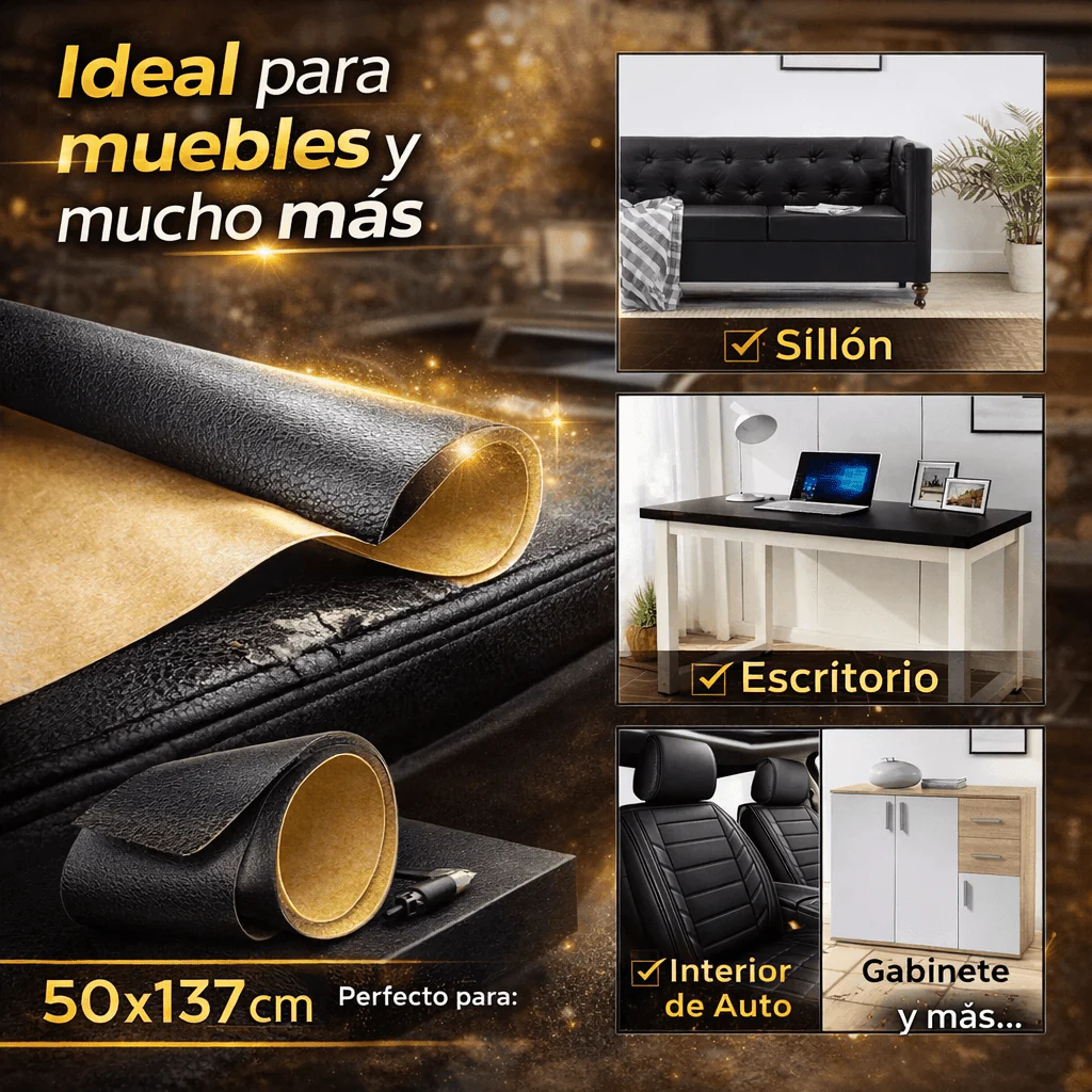 Papel Tapiz Adhesivo CueroFurniture (50x137cm) - Image 2