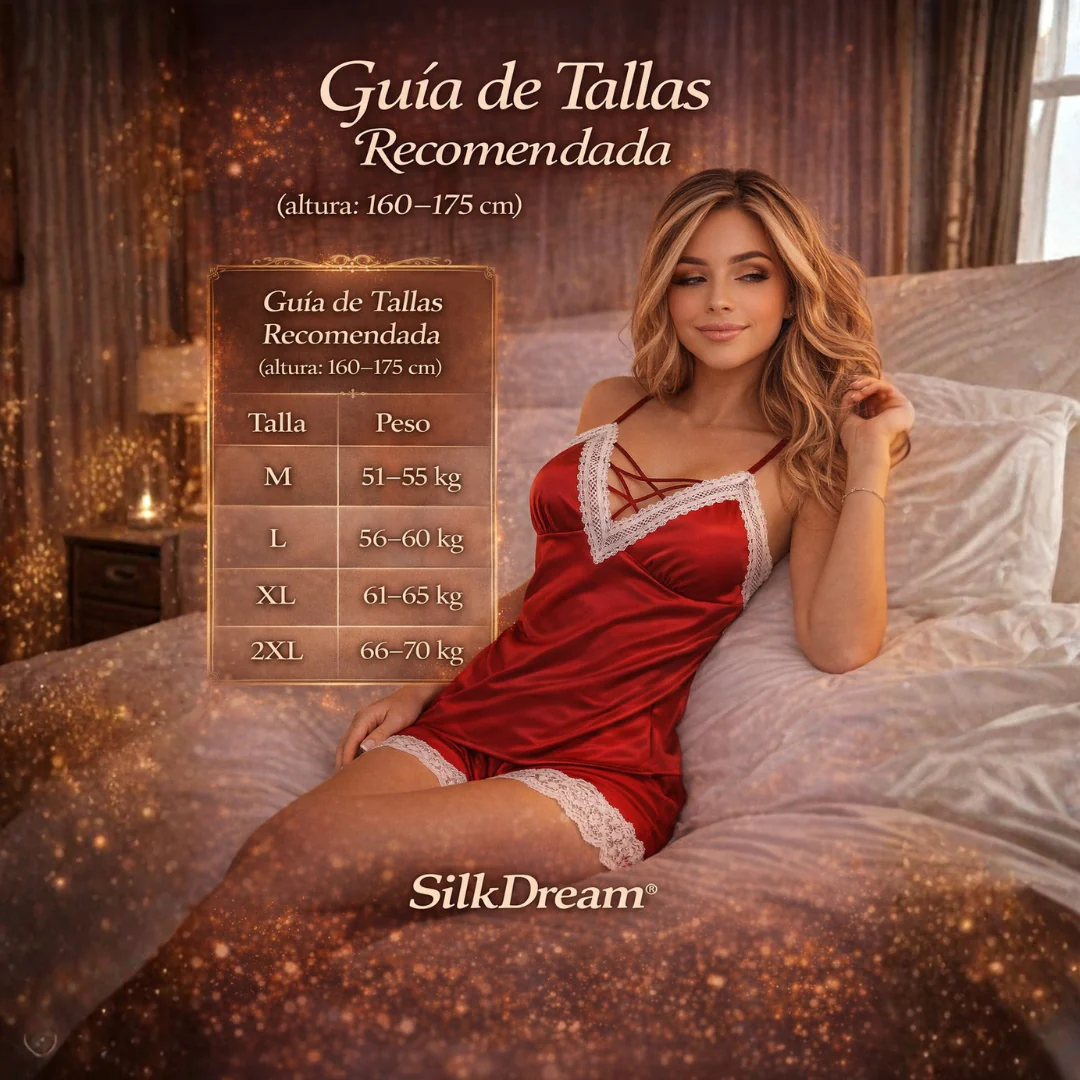 Pijama En Satin Dos Pezas - SilkDream® - Image 4