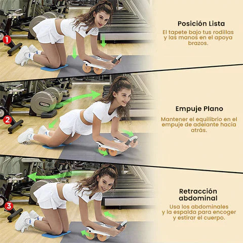 RUEDA DE EJERCICIO AbRebound® l Efecto rebote para todos los niveles - Image 4