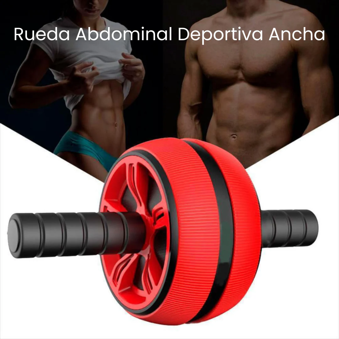 Rueda Abdominal Deportiva Ancha