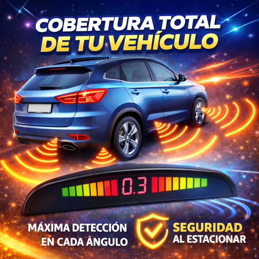 Set Sensor De Reversa Y Parqueo ParkingSensor® - Image 2
