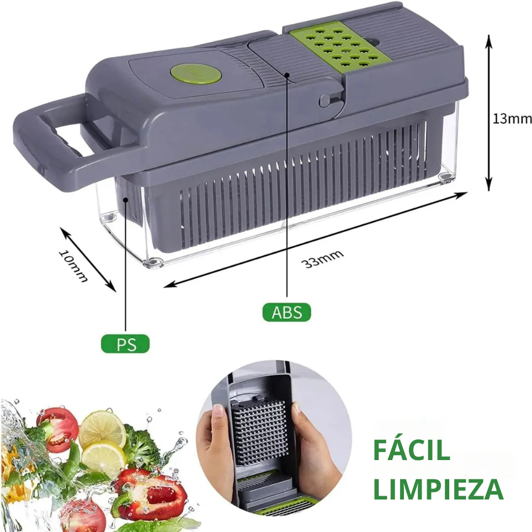 SliceMaster® Picador De Frutas Y Verduras 14 Piezas - Image 2