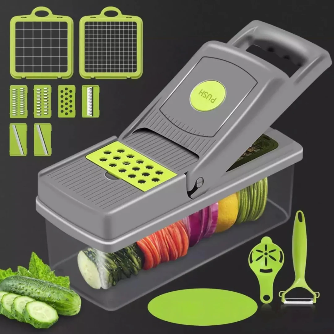 SliceMaster® Picador De Frutas Y Verduras 14 Piezas - Image 3