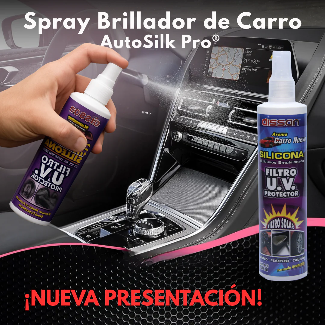 Spray Brillador de Carro - AutoSilk Pro® - Formula renovada⭐️