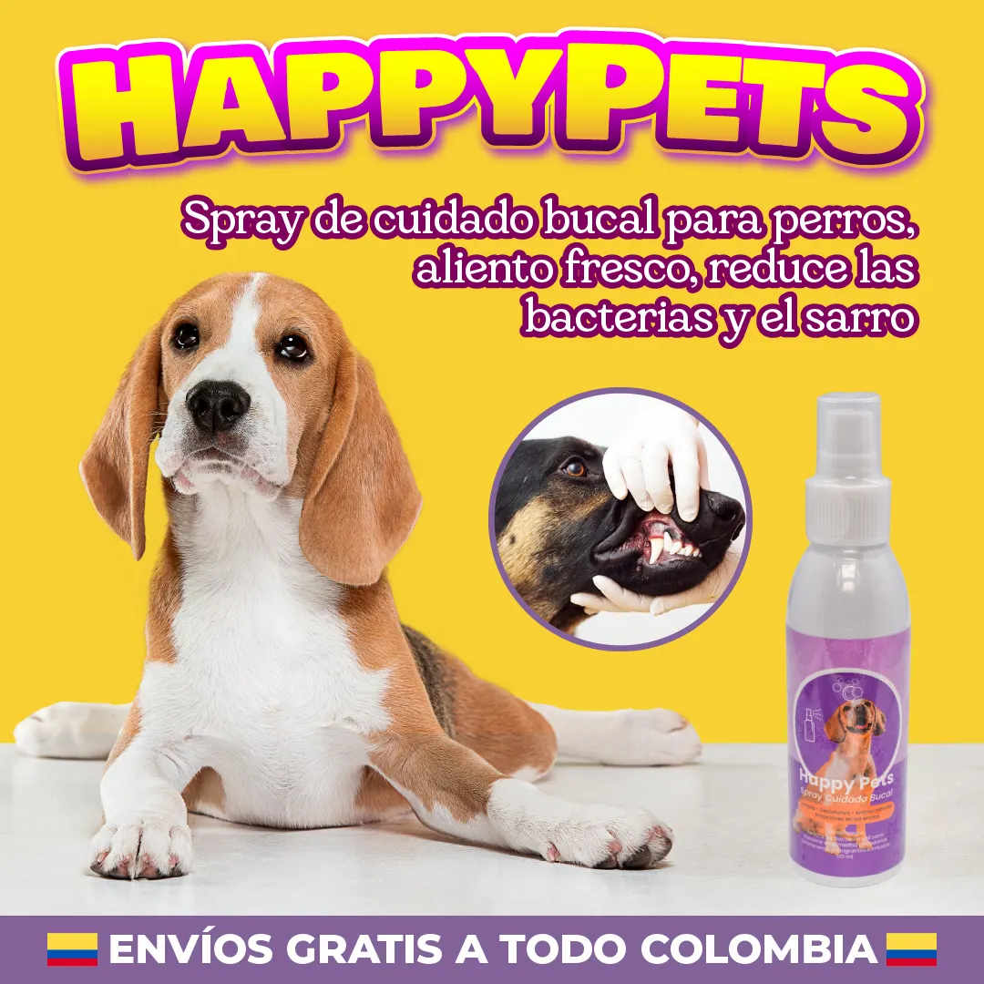 SPRAY HIGIENE BUCAL Happy® MASCOTAS