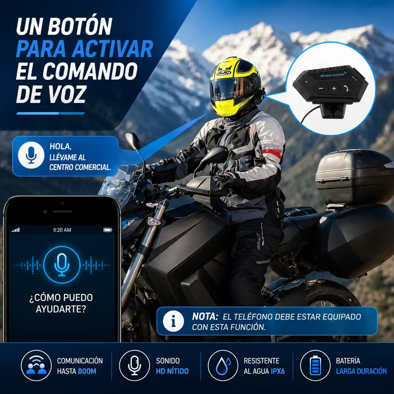 Intercomunicador para moto InterBike® - Image 3